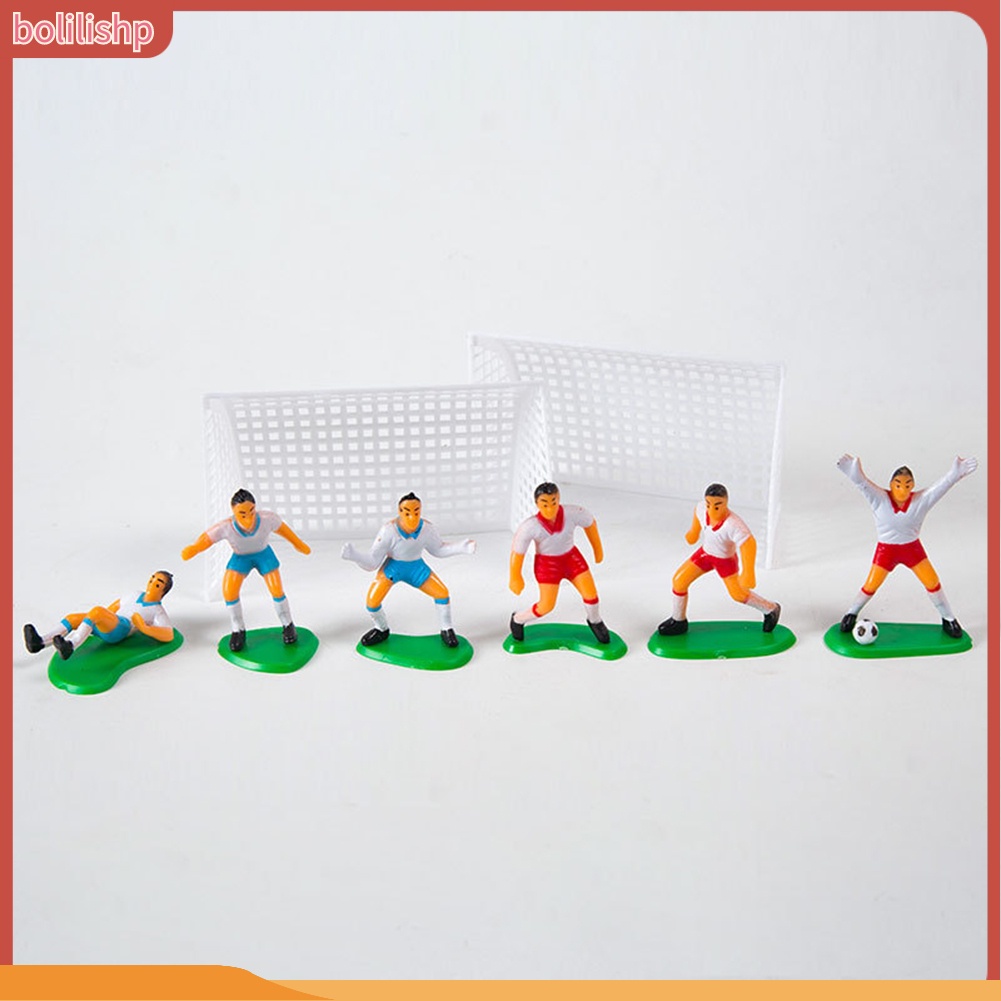 &lt;Bolilishp&gt; Action Figure Pemain Sepak Bola Mini untuk Dekorasi