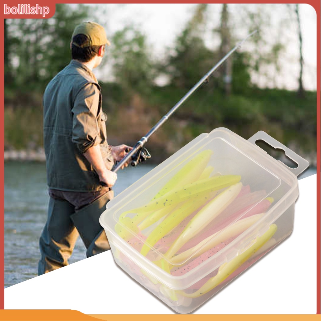 [Bolilishp] 4pcs Lure Box Kokoh Reusable Transparan Tahan Jatuh ABS Fishing Tackle Storage Box Outdoor Memancing