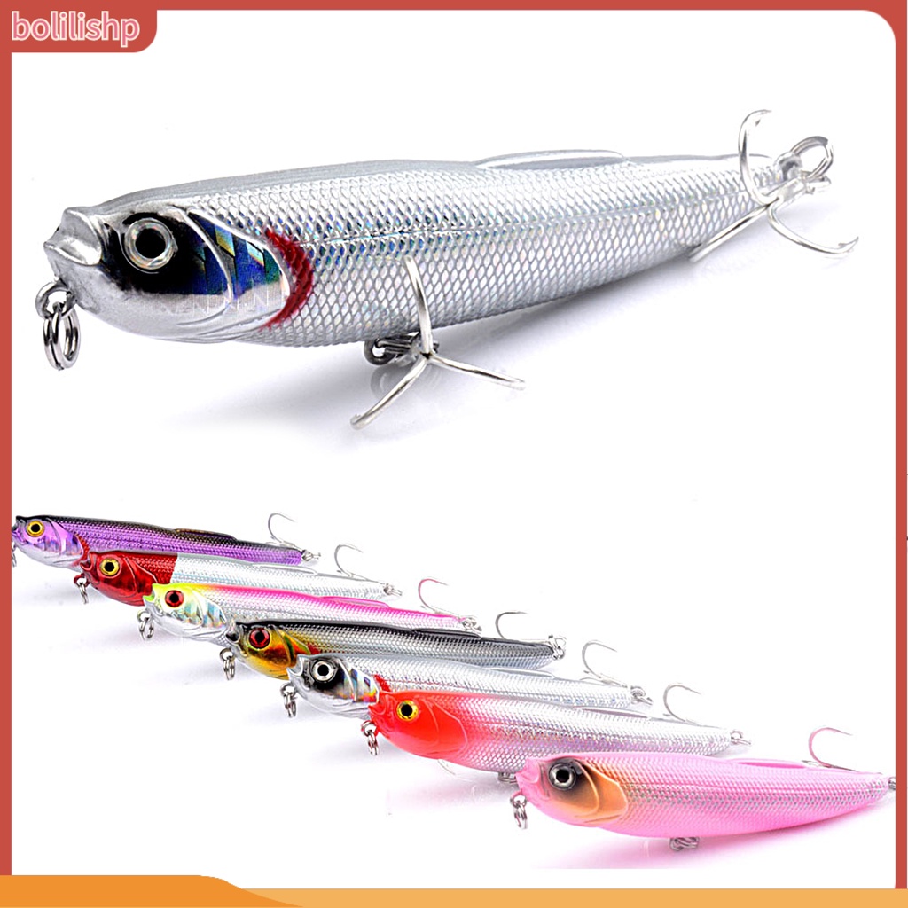 [Bolilishp] 8.8cm/9g Umpan Pancing Penembus Kuat Menggoda Air Atas Tajam Mengambang Popper Hardbait Untuk Pemancing