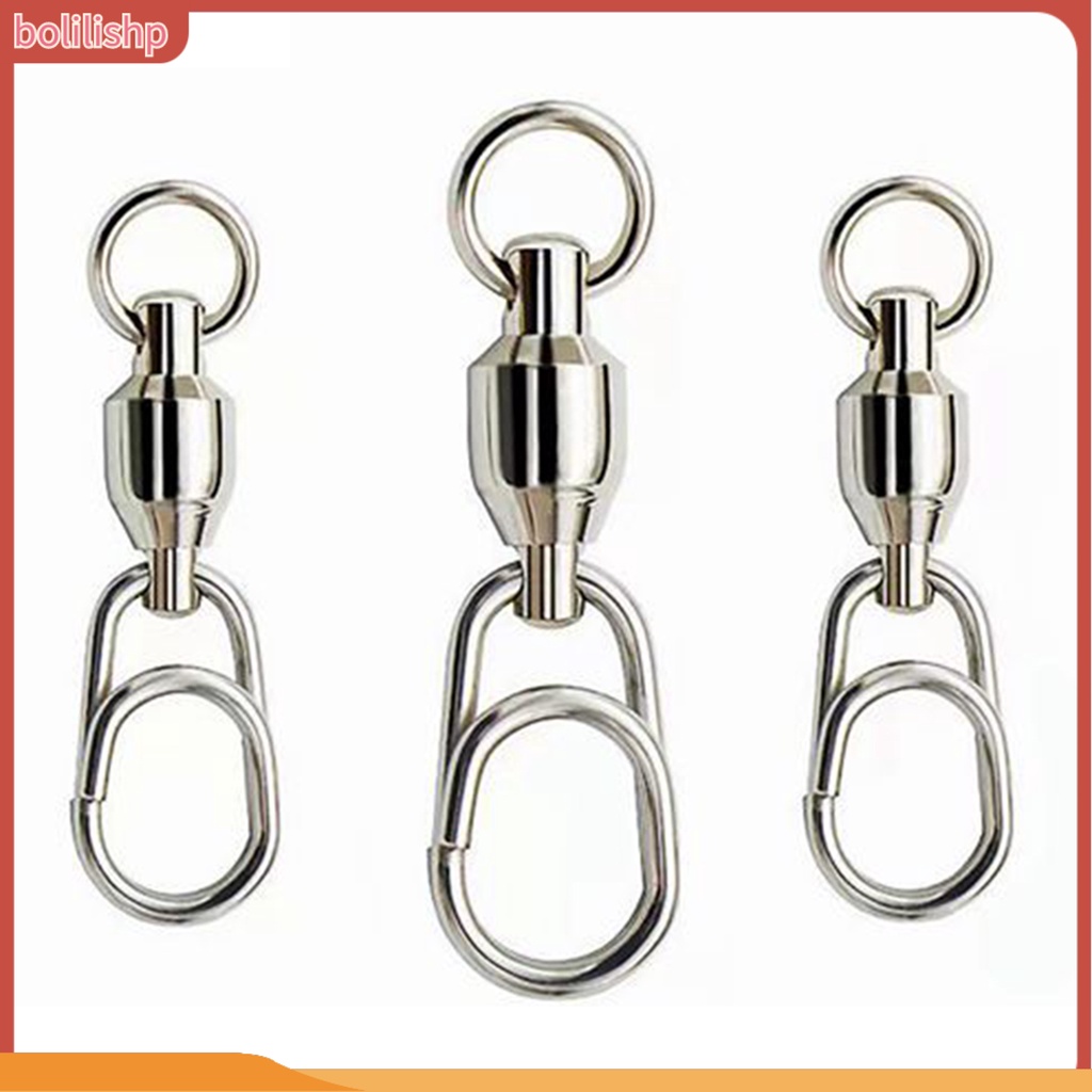 [Bolilishp] 10pcs Konektor Cincin Figure-Eight Stabilitas Tinggi Kokoh Ukuran Kecil Alat Pancing Fishing Connector Untuk Memancing Outdoor