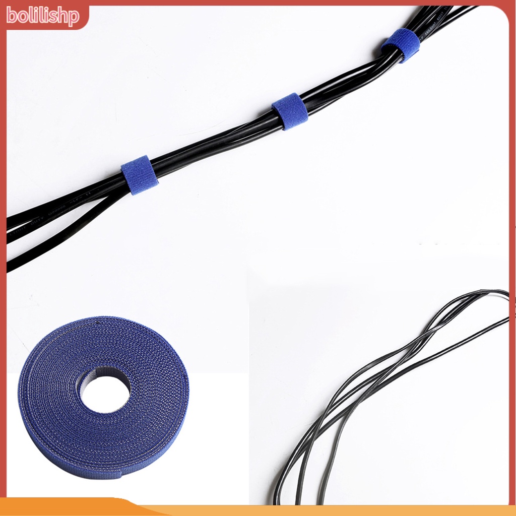[Bolilishp] 1 Roll1/3/5m Pengikat Joran Pancing Multi Warna Tahan Aus Multifungsi Tahan Lama Kuat DIY Reusable Wire Winder Fishing Pole Nylon Strap Untuk Rumah