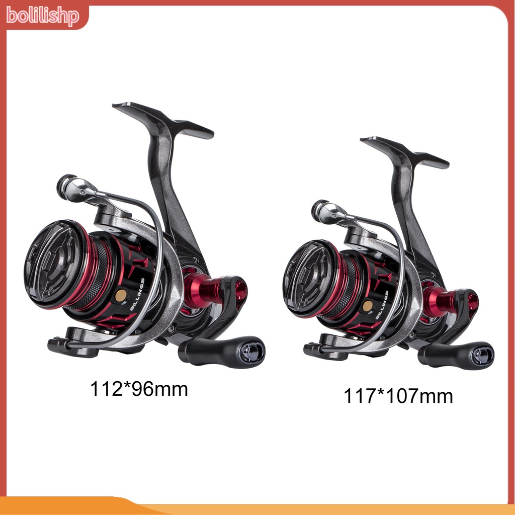 [Bolilishp] billings Spinning Reel Shallow Line Cup Dual Rocker Arm Low Noise Halus Ultra-light High-speed Metal Long Casting Rakit Memancing Roda Perlengkapan Memancing