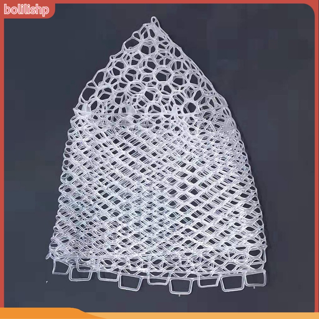 &lt;Bolilishp&gt; Multifunction Rubber Fish Net Wearproof Sturdy Fishing Dip Net Ergonomic for Fishing