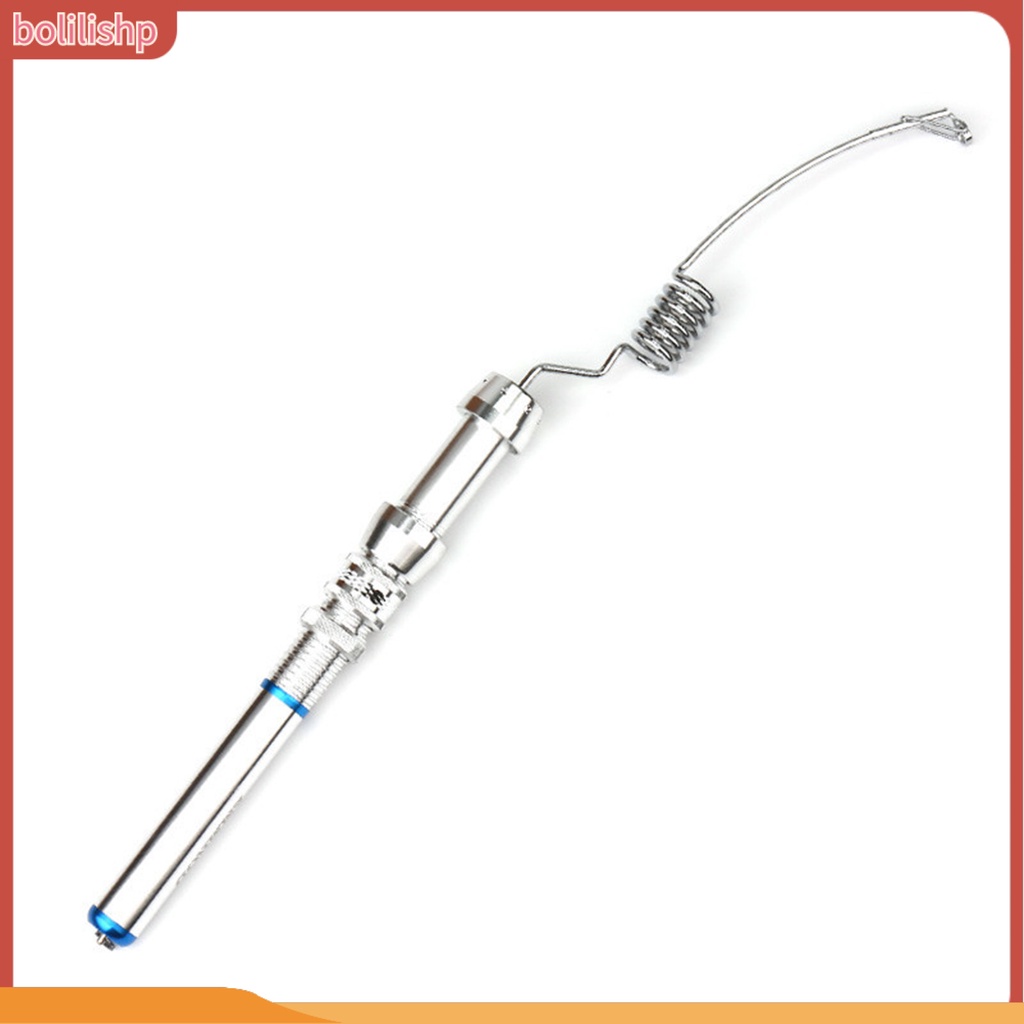 &lt;Bolilishp&gt; Joran Pancing Mini Portable Bahan Stainless Steel Untuk Memancing Di Laut