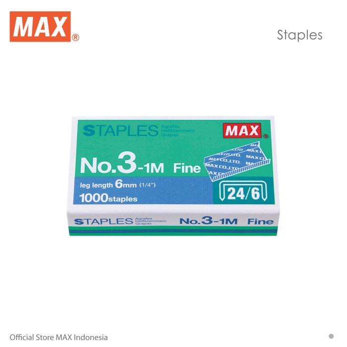 

MAX Staples No.3-1M