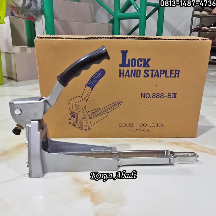 

LOCK HAND STAPLER 15MM MADE IN JAPAN / ALAT MESIN STAPLES 3515
