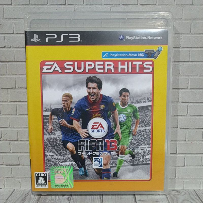 BD CD KASET ORIGINAL PS3 FIFA 13 Jpn Bahasa Jepang Lengkap manual book