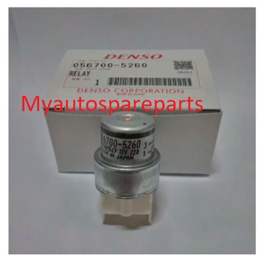 Murah.. Relay Kaki 4 AC MOBIL BULAT 056700 5260 12 VOLT 22A DENSO ASLI ZVN