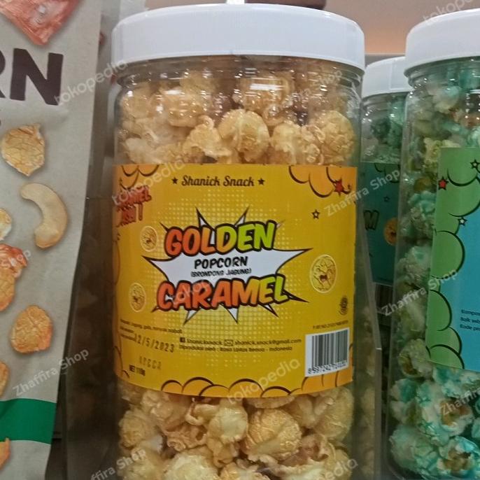 

Ready stock] SHANICK SNACK GOLDEN CARAMEL POPCORN 110 gr pop corn snek jagung
