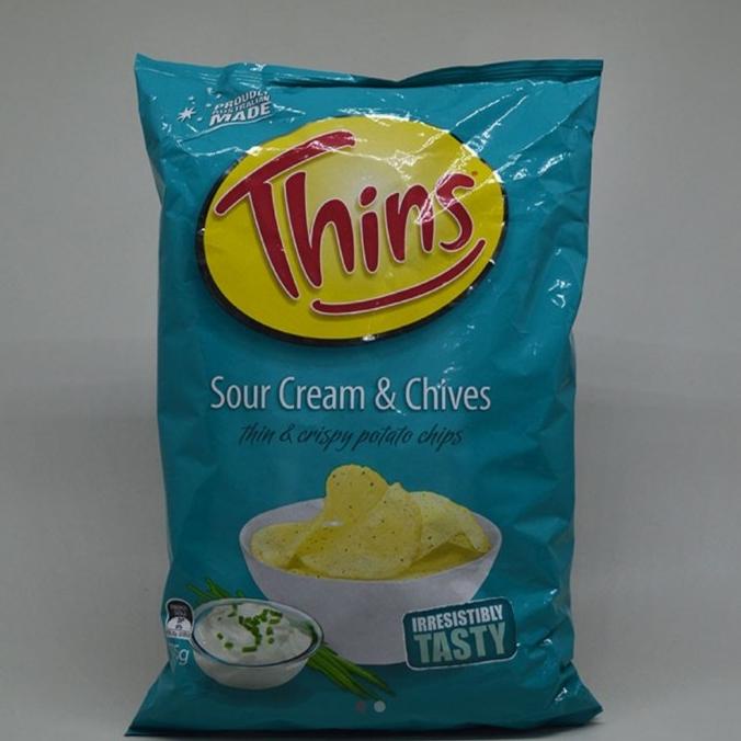 

#@#@#@#@] THINS SOUR CREAM& CHIVES POTATO CHIPS 175 GR