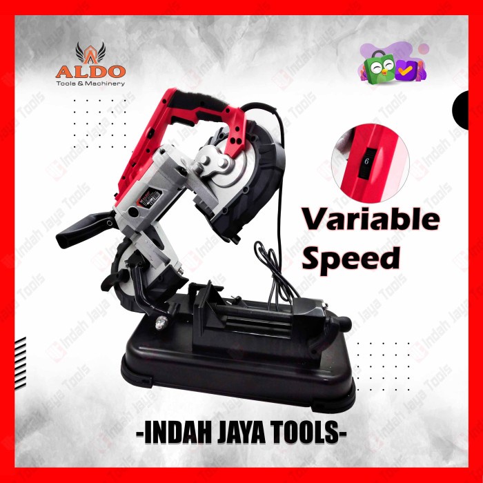 Terlaris Aldo 2103 Mesin Bandsaw Potong Besi Metal Gergaji Duduk Band Saw Pita