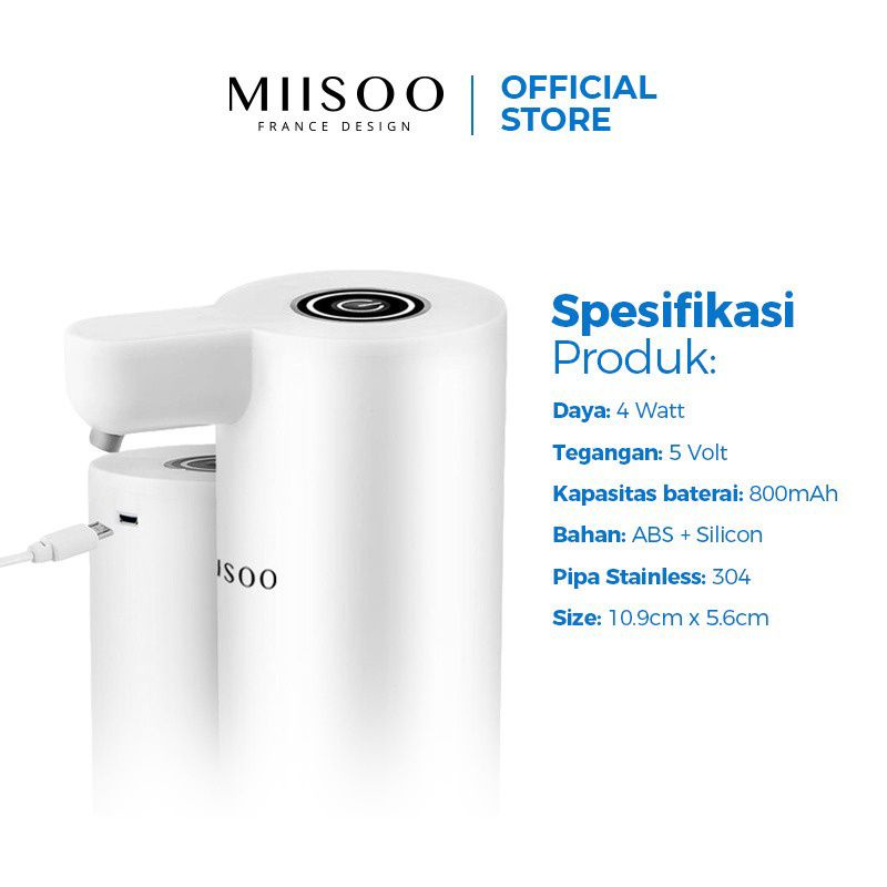 POMPA GALON MIISSOO TINGGAL PENCET,POMPA GALON OTOMATIS, POMPA GALON MIISOO FRANCE