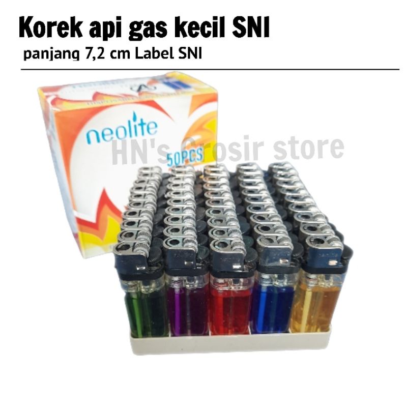 ISI 50 PCS KOREK API GAS KECIL SNI MURAH - KOREK GROSIR MURAH BERKUALITAS