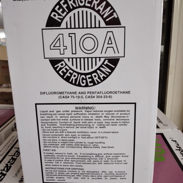 Cooling Freon R410 Refrigrant 3 Kg