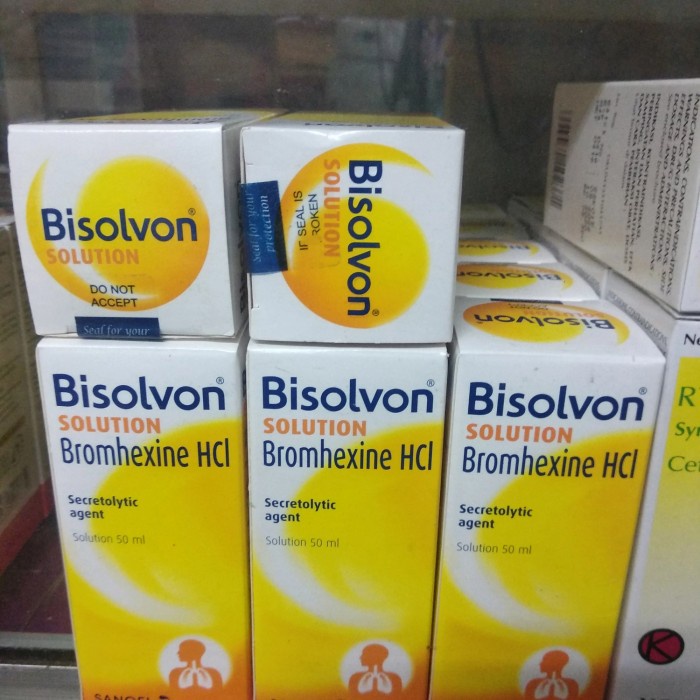 Terlaris Bisolvon Nebulizer Larutan