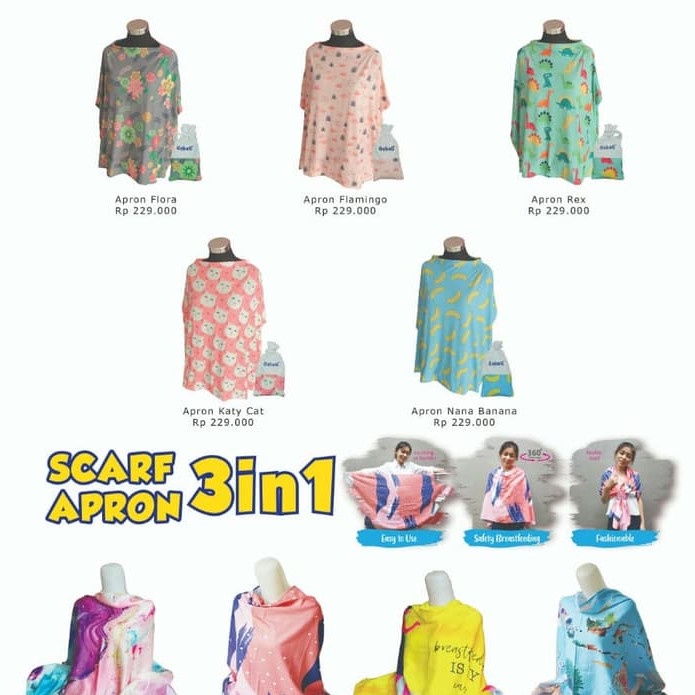 Apron Gabag Apron Flamingo