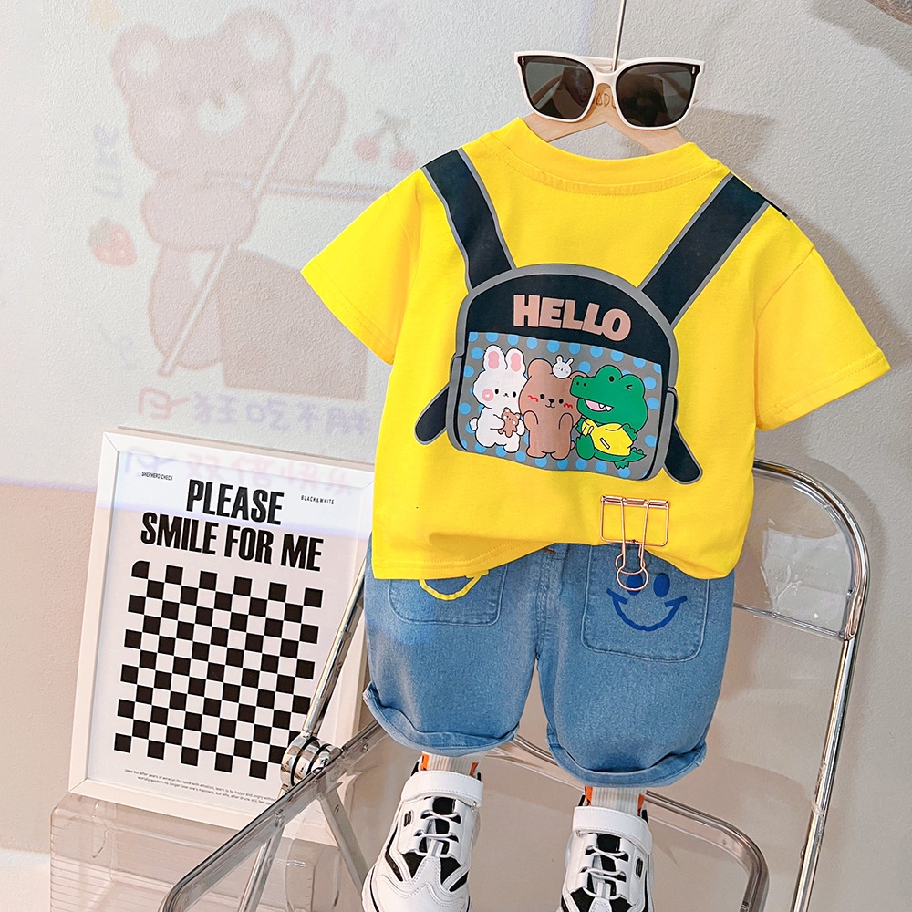Setelan Kaos Anak Laki Laki COLTON Baju Anak Laki Laki Import