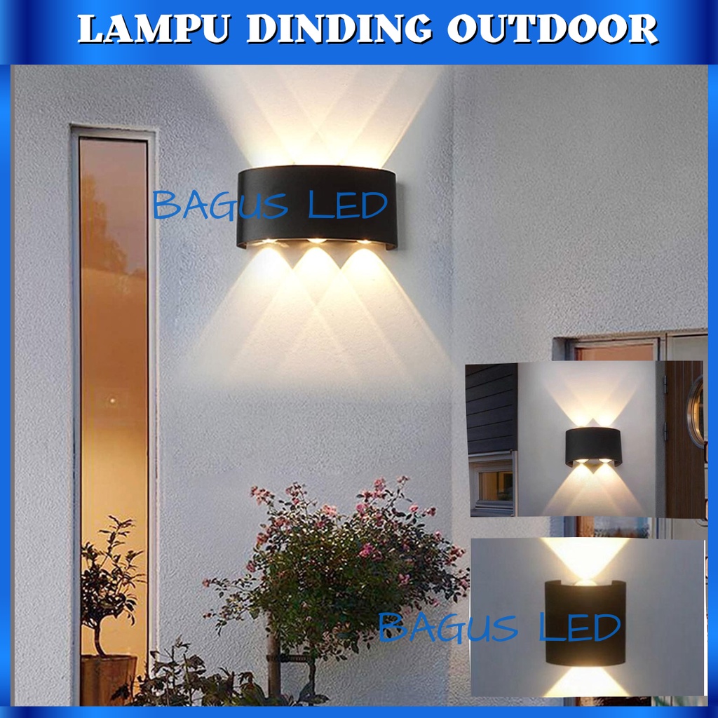 Lampu Taman LED Outdoor Lampu Dinding Hias Wall Light