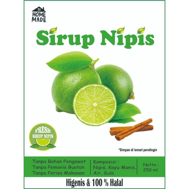 

sirup sari nipis murni