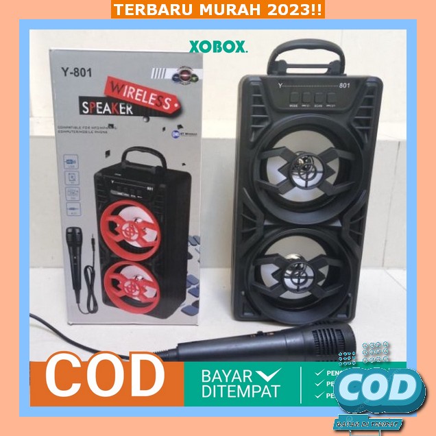 Basike Speaker Portable Audio Sound Bluetooth Speker Aktif Karaoke Musik Box Full Bass Polytronr Min