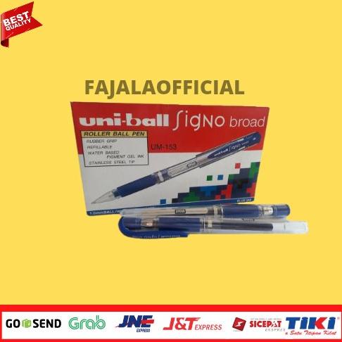 

Pulpen signo uniball biru / alat tulis / roller ballpen uni-ball ---NEW---
