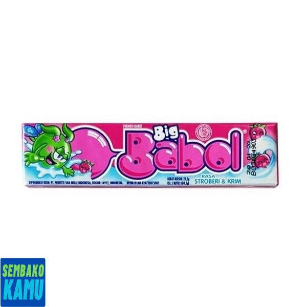 

Big Babol Strawberry Stick 24 gr - Permen