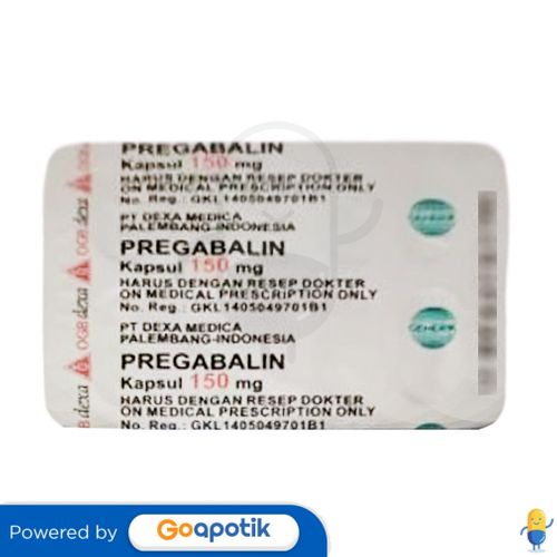 PREGABALIN OGB DEXA MEDICA 150 MG STRIP 10 KAPSUL