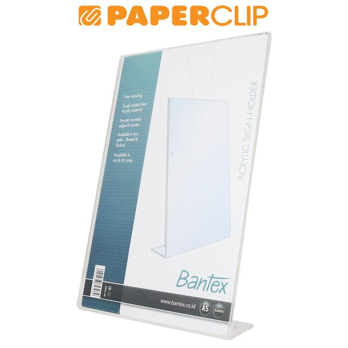 

Aurealiamall Acrylic Holder / Akrilik Brosur Bantex 8853 A5