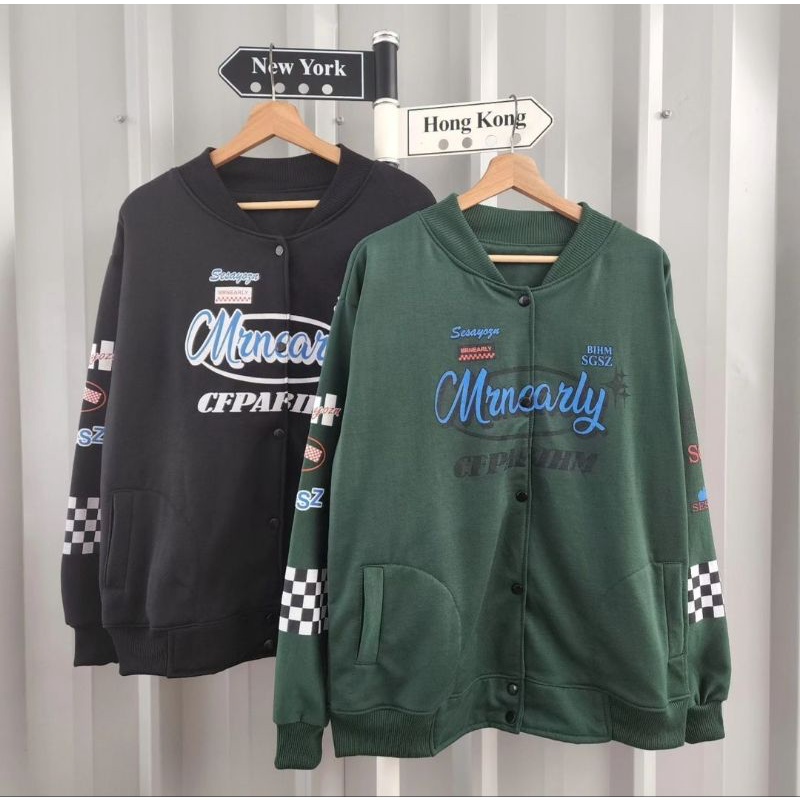 MRNCARLY JACKET PRIA-WANITA UNISEX OVERSIZE | JAKET OVERSIZE HIGH HIGH PREMIUM DISTRO | JACKET RACING | JACKET MOTOR