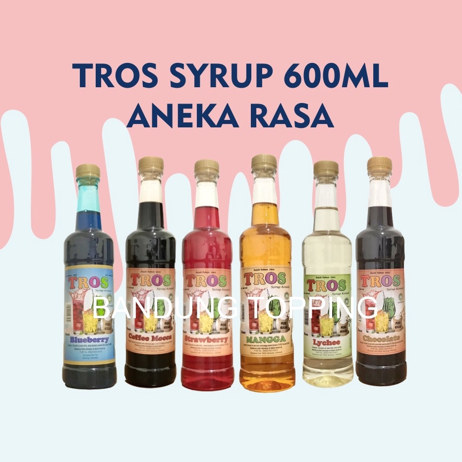 

p9✼Ready Stok Tros Syrup aneka rasa 600ml E94 ❊