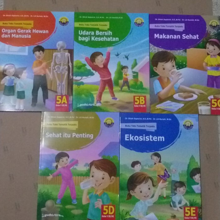Best Seller Paket Tematik Kelas 5 Tema 1 - 9 Sd K 13 Yudhistira 5A - 5I