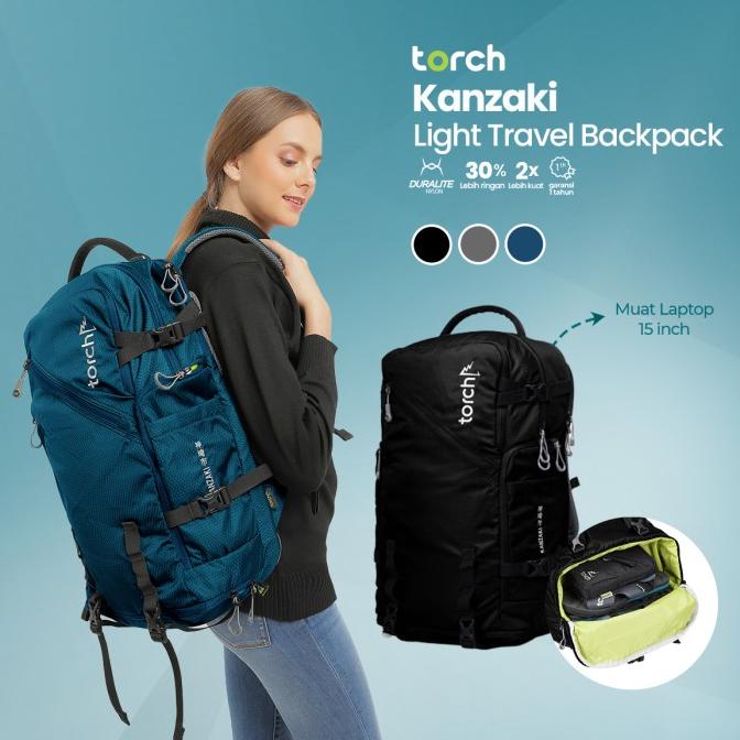 Torch Tas Ransel - Light Travel Backpack Kanzaki Classic 30 Liter