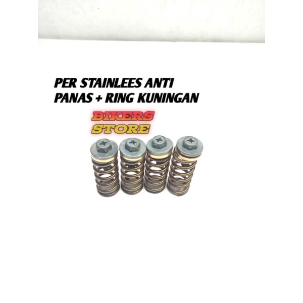 PER KOPLING RACING F1ZR  F1 RX KING SMASH SET STAINLEES ANTI PANAS