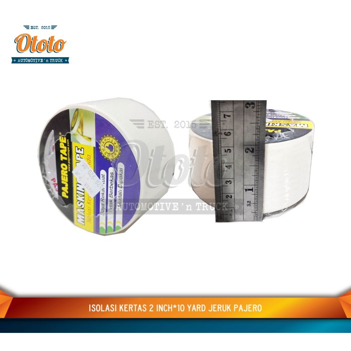 

Isolasi Kertas 2 Inch X 10 Yard Jeruk Pajero - Selotip Lakban Lem Promo