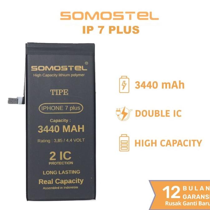 Batre Batrai Baterai Original Somostel for Iphone 7 Plus