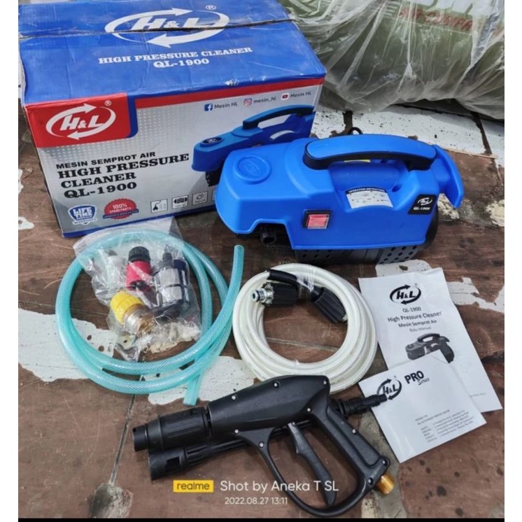 MESIN JET CLEANER H&L QL 1900 CUCI MOBIL