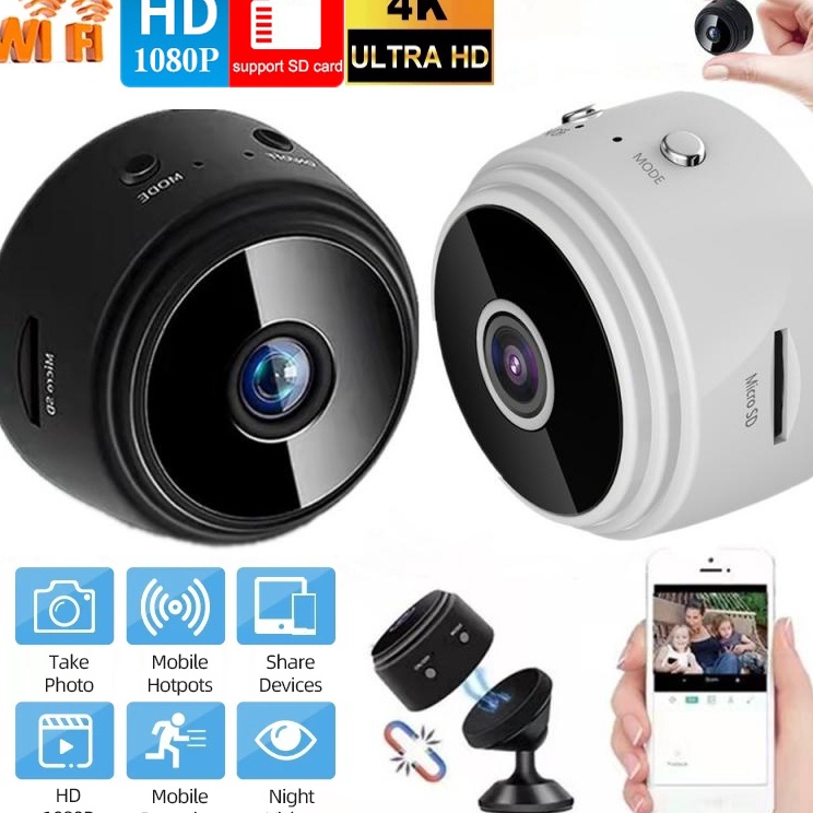 ¯ Wireless A9 Mini Camera Wifi Hd 1080P Micro Kamera Kecil Smart Ip Cctv Spy Kamera pengintai k Pali