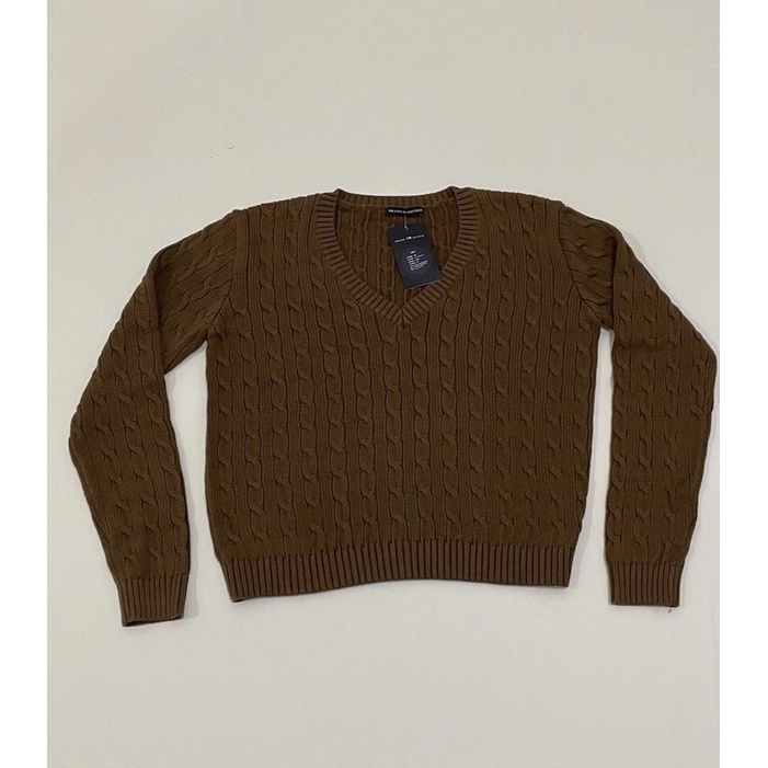 brandy melville brown leigh sweater