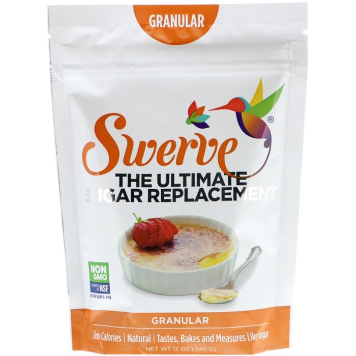 

Swerve, The Ultimate Sugar Replacement, Granular (340 g)