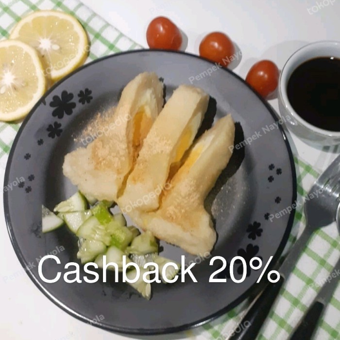 

Pempek Nayola - Paket Pempek Kapal Selam Fresh (4pcs) + Cuko- PreOrder