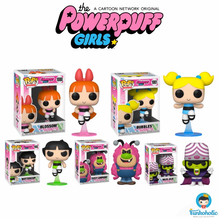 Funko Funko Pop Set Promotion Animation - The Powerpuff Girls [5 Items]