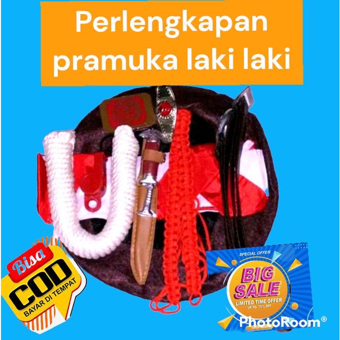 Set Lengkap Perlengkapan Pramuka Anak Laki Laki Sd/Peralata Pramuka Sd