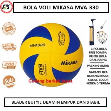 Best Seller Bola Voli Volly Volley Mikasa 330 Kulit Bintik - Volleyball Original