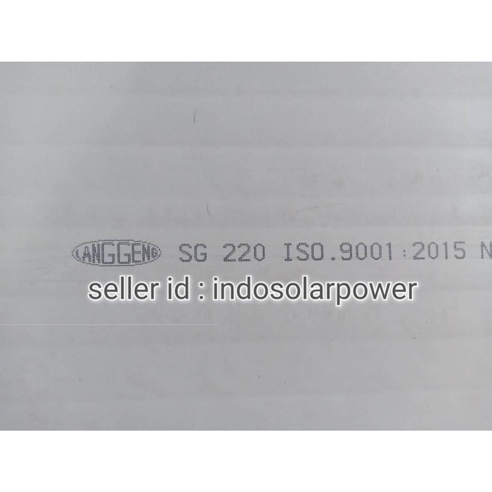Talang air per meter PVC kotak SG-220 RG-220 8 inch LANGGENG MASPION