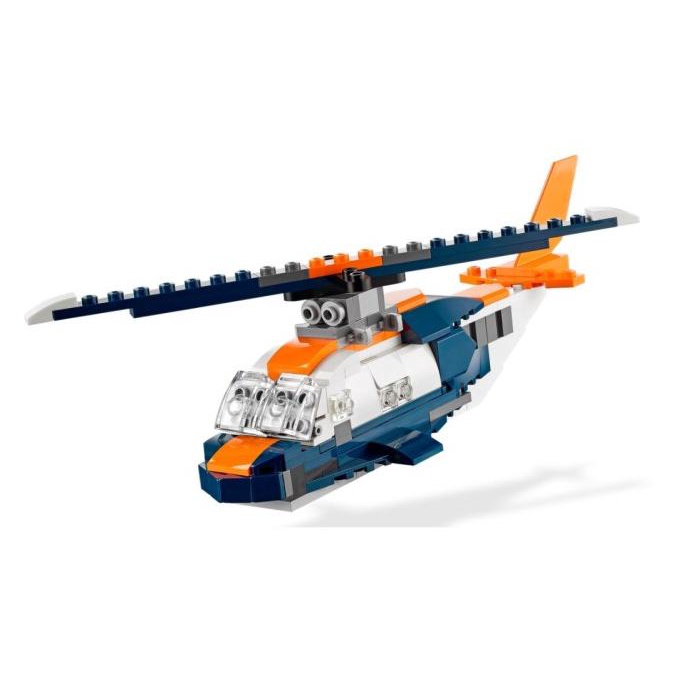 LEGO Creator 31126 Supersonic Jet Plane Helicopter Power Boat 3 in 1