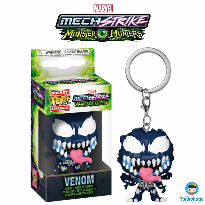 Funko Pocket Pop Keychain Marvel Mech Strike Monster Hunters - Venom