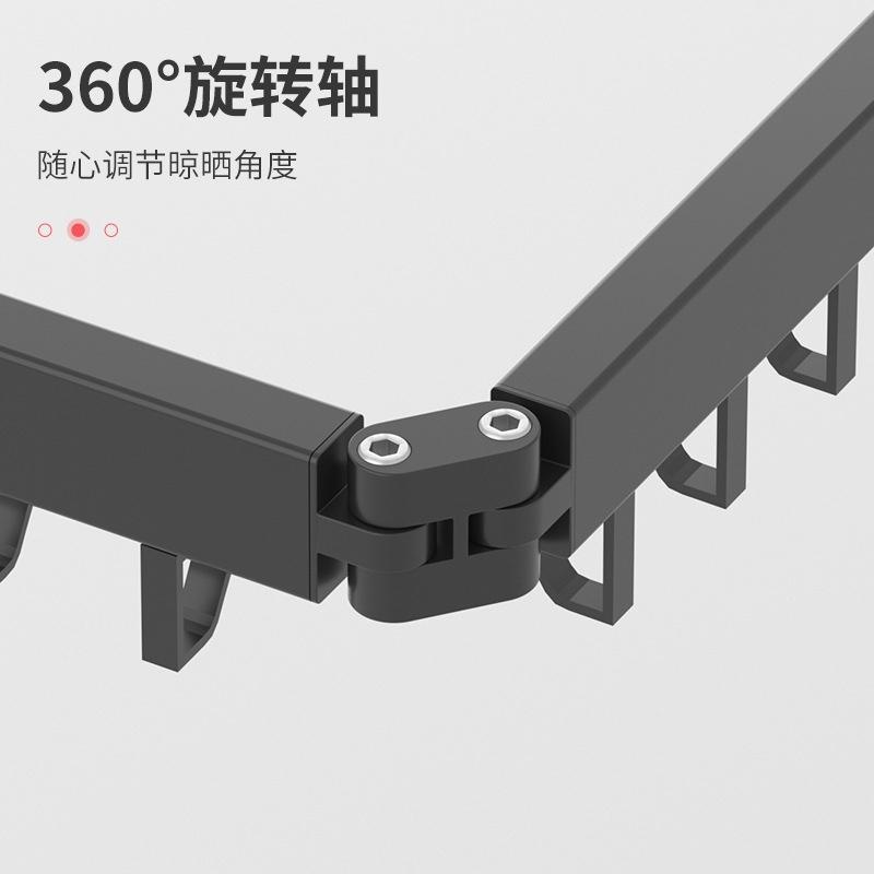 Jemuran Dinding Baju Aluminium Jemuran Lipat Gantung