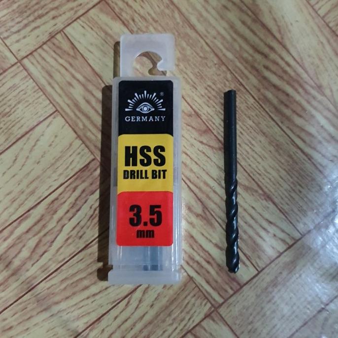 siap kirim] mata bor besi 3,5mm tjap mata