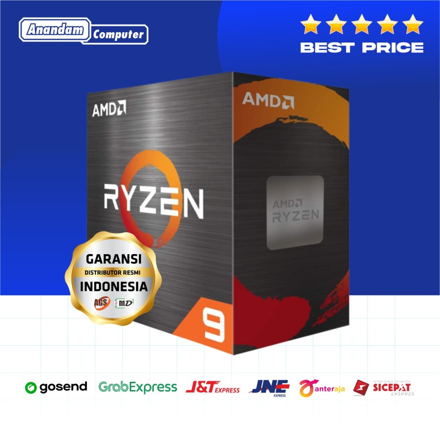 AMD Ryzen™ 9 5950X 16-Core 32-Thread Unlocked, Without Cooler