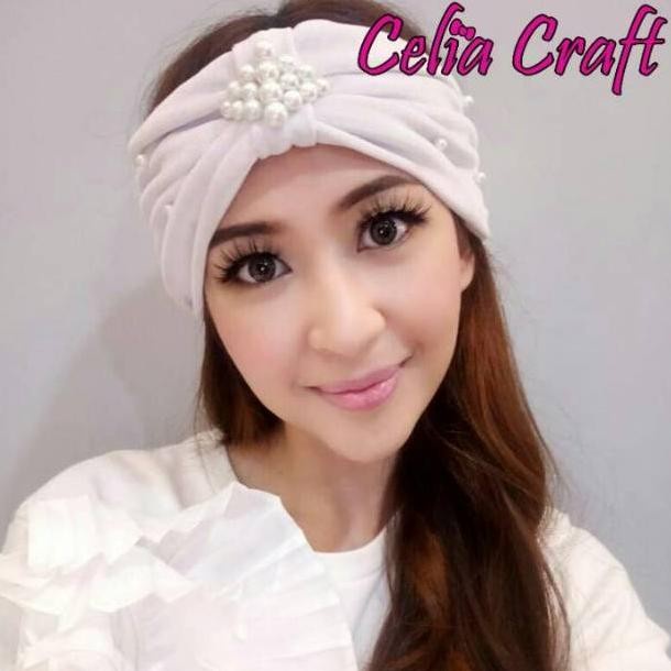 Turban Semi Turban Pearly Beludru Dewasa (Part 1)